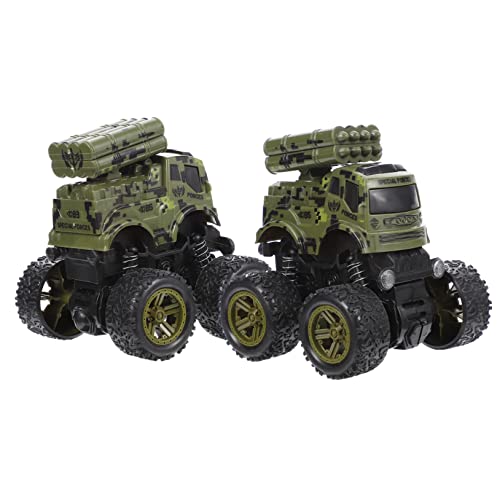 Yardwe 2Stücke Inertiales Fahrzeugspielzeug Kreatives Rad Kinderauto Für Jungen Press Go Funktion Für Jahren von Yardwe