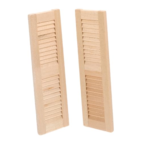 Yardwe 2Stücke Jalousien Für Puppenhäuser Realistische Fensterläden Zur Dekoration Von Mikrolandschaften Und Puppenmöbeln Für Kreative Yardwe 2Stücke Jalousien Für Puppenhäuser Realistische Fensterläden Zur Dekoration Von Mikrolandschaften Und Puppenmöbeln Für Kreative von Yardwe