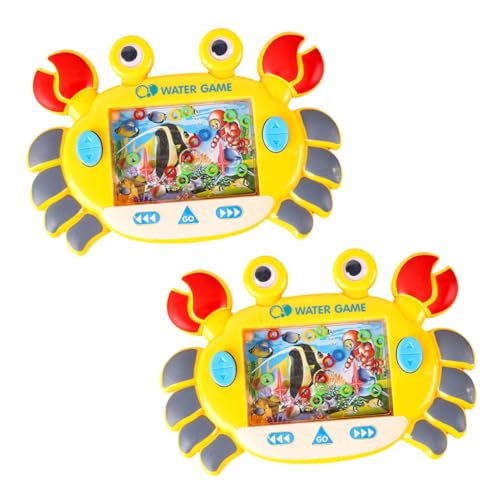 Yardwe 2Stücke Krabbenförmige Wasserringspielzeuge Handheld Wasserwerfen Für Badespaß Und Wasserspiele Farbenfroh Und Langlebig von Yardwe