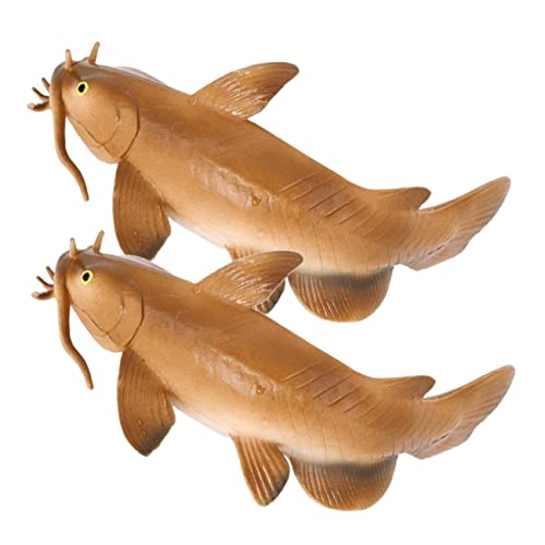Yardwe 2Stücke Künstliche Welsmodelle Realistisches Fischspielzeug Für Lernspielzeug Zur des Tierwissens Kreativität Yardwe 2Stücke Künstliche Welsmodelle Realistisches Fischspielzeug Für Lernspielzeug Zur des Tierwissens Kreativität von Yardwe