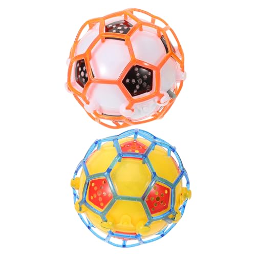 Yardwe 2Stücke Leuchtende Hüpfbalkenfußbälle für Interaktives mit Musik und Lichtern Fördert Bewegung und Rhythmus Farbe Zufällig ohne Batterie für Indoor Spiele Yardwe 2Stücke Leuchtende Hüpfbalkenfußbälle für Interaktives mit Musik und Lichtern Fördert Bewegung und Rhythmus Farbe Zufällig ohne Batterie für Indoor Spiele von Yardwe
