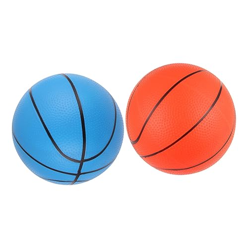 Yardwe 2Stücke Mini Basketball Für Kleinkinder Aufblasbare Farbenfrohe Basketballspielzeuge Für Drinnen Und Draußen Für Kleine Basketballliebhaber von Yardwe