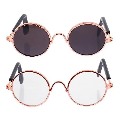 Yardwe 2Stücke Mini Sonnenbrillen Für Puppen Aus Hochwertigem Und Legierung Leicht Und Tragbar Zubehör Für Puppenbekleidungswechsel Und Kreative Fotografie Sichere Yardwe 2Stücke Mini Sonnenbrillen Für Puppen Aus Hochwertigem Und Legierung Leicht Und Tragbar Zubehör Für Puppenbekleidungswechsel Und Kreative Fotografie Sichere von Yardwe