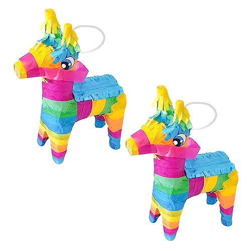 Yardwe 2Stücke Pinata Im Design Süßigkeitengefüllte Partyspielzeuge Für Geburtstagsfeiern De Los Und Andere Anlässe von Yardwe