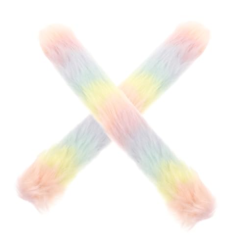Yardwe 2Stücke Plüsch Schnapparmband für Slap Armbänder Partyzubehör für Festivals und Geburtstagsfeiern Weiches Material für Kleine von Yardwe