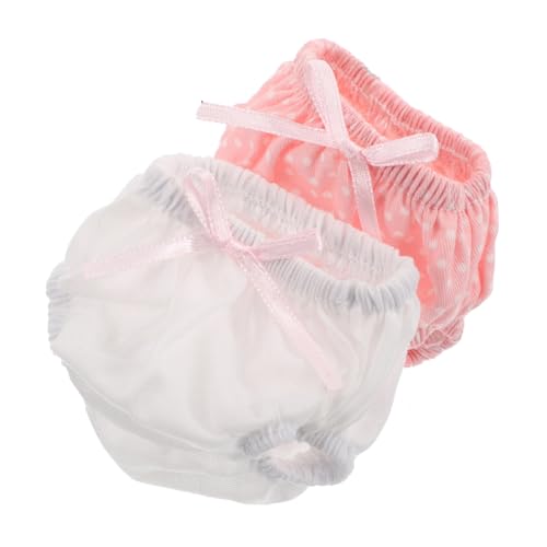 Yardwe 2Stücke Puppenunterwäsche mit Triangel Slip für Puppen Stilvolles Puppenzubehör zur Verbesserung der Puppengarderobe für Rollenspiele und Puppenverkleidung Yardwe 2Stücke Puppenunterwäsche mit Triangel Slip für Puppen Stilvolles Puppenzubehör zur Verbesserung der Puppengarderobe für Rollenspiele und Puppenverkleidung von Yardwe