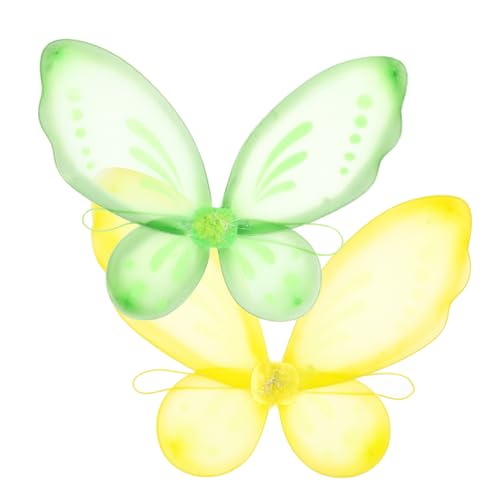 Yardwe 2Stücke Schmetterlingsflügel Requisiten für Cosplay und Partys aus Leichtem für Bühnenauftritte und Verkleidungen Yardwe 2Stücke Schmetterlingsflügel Requisiten für Cosplay und Partys aus Leichtem für Bühnenauftritte und Verkleidungen von Yardwe