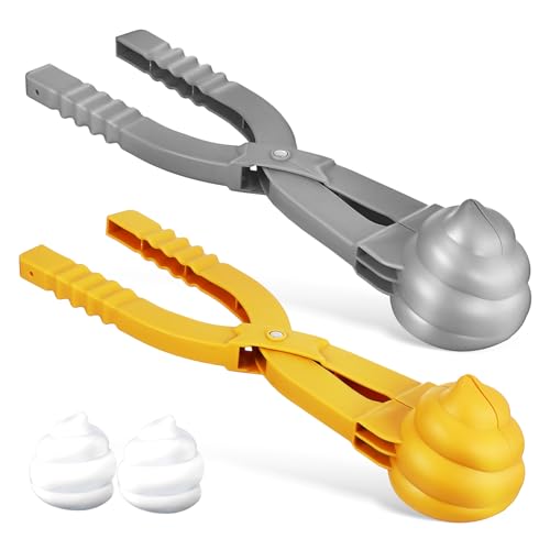 Yardwe 2Stücke Schneeballmacher Mit Langem Griff Kinderfreundliches Schneespielzeug Für Draußen Für Schneeballschlachten Große Form Zufällige Farben Yardwe 2Stücke Schneeballmacher Mit Langem Griff Kinderfreundliches Schneespielzeug Für Draußen Für Schneeballschlachten Große Form Zufällige Farben von Yardwe