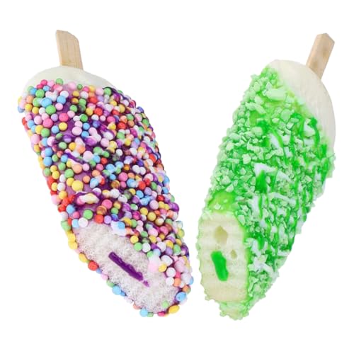 Yardwe 2Stücke Simuliertes Gefälschtes EIS Requisiten für Hochzeitstisch Künstliche Dessert Modelle Foto Requisiten für Partys Realistisches Imitat EIS von Yardwe