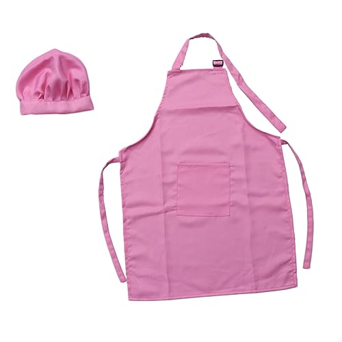 Yardwe 2Stücke Teiliges Kinderkochset mit Schürze und Kochmütze Pinkes Rollenspielset für Backen und Dekorieren Großes Langlebiges und Leicht zu Reinigendes Material Yardwe 2Stücke Teiliges Kinderkochset mit Schürze und Kochmütze Pinkes Rollenspielset für Backen und Dekorieren Großes Langlebiges und Leicht zu Reinigendes Material von Yardwe