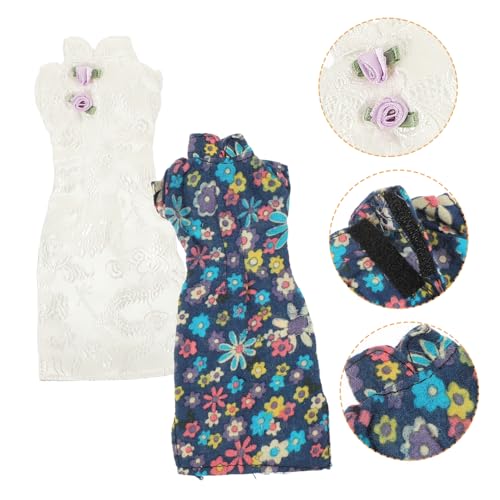 Yardwe 2Stücke Teiliges Zartes Puppenkleid Verschleißfeste Puppenkleidung Austauschbares Cheongsam Für Puppen Für Farblich Zufällig Yardwe 2Stücke Teiliges Zartes Puppenkleid Verschleißfeste Puppenkleidung Austauschbares Cheongsam Für Puppen Für Farblich Zufällig von Yardwe