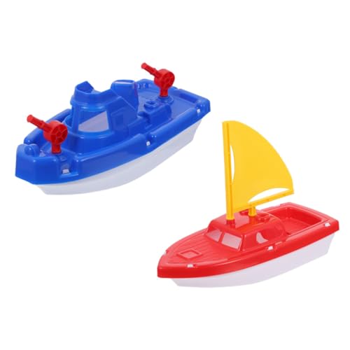Yardwe 2Stücke Tragbares Bootsspielzeug Für Teiliges Segelboot Strandspielzeug Aus Umweltfreundlichen Materialien Leicht Und Handlich Für Kleine Hände von Yardwe