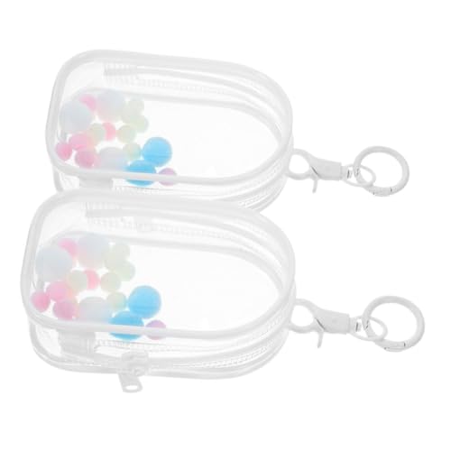 Yardwe 2Stücke Transparente Figuren Aufbewahrungstaschen PVC Puppenhaltertasche mit Schlüsselanhänger und Mini Taschen für Puppen und Figuren Sammler Staubgeschützt Yardwe 2Stücke Transparente Figuren Aufbewahrungstaschen PVC Puppenhaltertasche mit Schlüsselanhänger und Mini Taschen für Puppen und Figuren Sammler Staubgeschützt von Yardwe