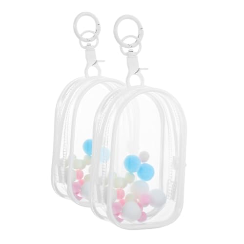 Yardwe 2Stücke Transparente PVC Doll Display Taschen mit Reißverschluss Vitrine für Figuren Robuste Aufbewahrungstaschen für Sammlerstücke und Mini Figuren Yardwe 2Stücke Transparente PVC Doll Display Taschen mit Reißverschluss Vitrine für Figuren Robuste Aufbewahrungstaschen für Sammlerstücke und Mini Figuren von Yardwe