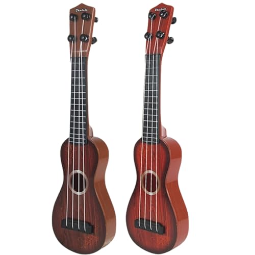 Yardwe 2Stücke Ukulele Ukulele Musikinstrument Für Lernspielzeug Farblich Sortiert Für Kleine Musiker von Yardwe