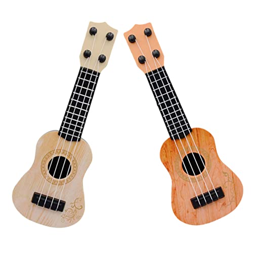 Yardwe 2Stücke Ukulele für Exquisite Verarbeitung für Musikalische Früherziehung zur Familienfeier Kindergitarre von Yardwe