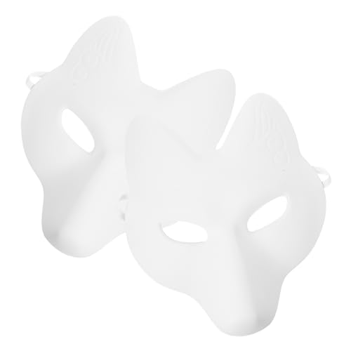Yardwe 2Stücke Unbemalte Halloween Tiermasken Für DIY Leere Malmasken Für Partydekoration Für Halloween Kreative Bastelaktivität Und Yardwe 2Stücke Unbemalte Halloween Tiermasken Für DIY Leere Malmasken Für Partydekoration Für Halloween Kreative Bastelaktivität Und von Yardwe