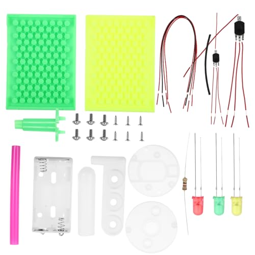 Yardwe 2Stücke Verkehrsampel DIY Bastelmodell für Pädagogisches Experimentierspielzeug und Physikalischem Verständnis Farben Zufällig von Yardwe