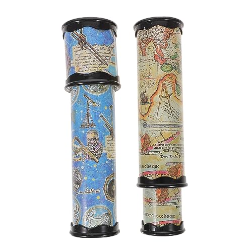 Yardwe 2Stücke für Bunte Rotations Kaleidoskope und Eltern Junge Mädchen Interaktion aus Robustem Zufällige Farben Styles von Yardwe