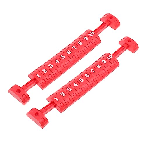 Yardwe 2st Boot Torschütze Tischfußball Punktzahl Anzeiger Flipper Boccia-anzeigetafelnummern Schiedsrichter-punkteblock Kickertischteile Fußball-schiedsrichterausrüstung Rot Plastik Yardwe 2st Boot Torschütze Tischfußball Punktzahl Anzeiger Flipper Boccia-anzeigetafelnummern Schiedsrichter-punkteblock Kickertischteile Fußball-schiedsrichterausrüstung Rot Plastik von Yardwe
