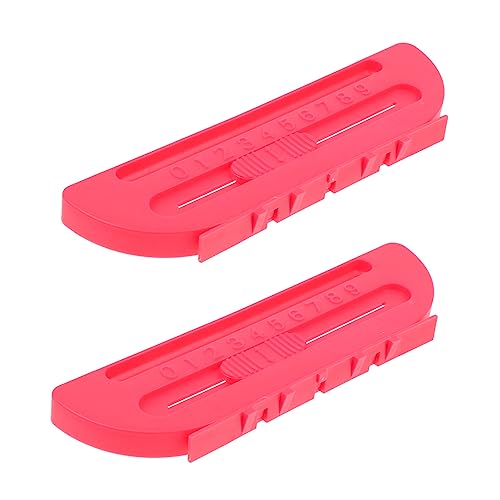 Yardwe 2pcs Mehrzweck Scoring Zähler Für Hockey Tisch Spiel Red Hockey Scoring Marker Vielseitig Scorekeepers von Yardwe