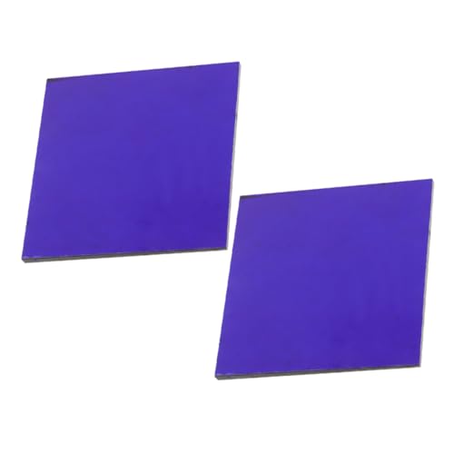 Yardwe 2stücke Chemie-filterglas Glasplatten Kobaltglasplatten Für Experimente Labor-glasplatte Hitzebeständig Für Flammenfarbreaktionen Yardwe 2stücke Chemie-filterglas Glasplatten Kobaltglasplatten Für Experimente Labor-glasplatte Hitzebeständig Für Flammenfarbreaktionen von Yardwe