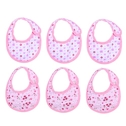 Yardwe 3 Puppenkleidung Lätzchen Mädchen Babypuppenlätzchen Säuglingshalslätzchen Speichelmädchen Babykleidung Accessoire Puppenlätzchen Und Windeln Babypuppenkleidung Puppenlätzchen von Yardwe