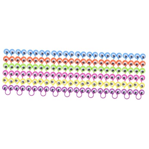 Yardwe 3 Sätze Fingeraktivitätsring Augäpfel Halloween- Augen Party Für Kinderspielzeug The Rings Augapfelringe Aus Kunststoff Auge Fingerpuppe Plastik 36 Stück * 3 von Yardwe