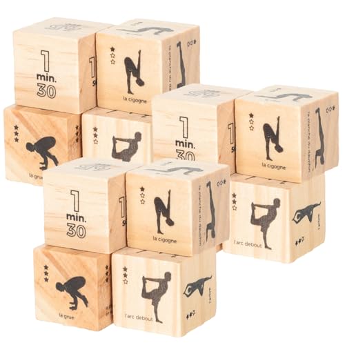 Yardwe 3 Sätze Holzwürfel Übungsspiel Brettspiele Würfel Sportspielzeug Fitnessgeräte hölzern Yardwe 3 Sätze Holzwürfel Übungsspiel Brettspiele Würfel Sportspielzeug Fitnessgeräte hölzern von Yardwe