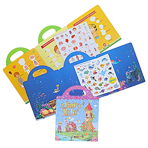Yardwe 3 Sätze Kid Sticker Book Aufkleber Für Wiederverwendbare Aufkleberbücher Aufkleber Lernen Aufkleber Kinderstockbücher Wasserdichtes Umweltschutz-szenenbuch Yardwe 3 Sätze Kid Sticker Book Aufkleber Für Wiederverwendbare Aufkleberbücher Aufkleber Lernen Aufkleber Kinderstockbücher Wasserdichtes Umweltschutz-szenenbuch von Yardwe