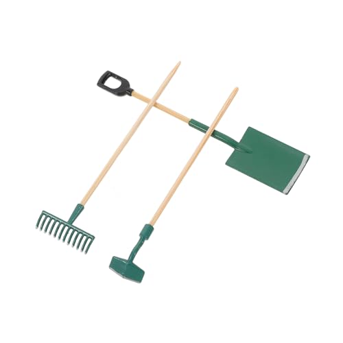 Yardwe 3 Sätze Puppenhaus Gartenwerkzeuge Robuste Schaufel Rechen und Hacke für Kreative Rollenspiele und Miniatur Garten Dekorationen Yardwe 3 Sätze Puppenhaus Gartenwerkzeuge Robuste Schaufel Rechen und Hacke für Kreative Rollenspiele und Miniatur Garten Dekorationen von Yardwe