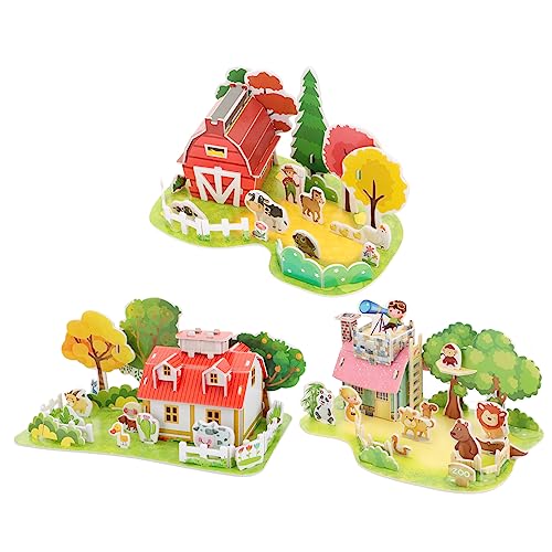 Yardwe 3 Sätze Puzzle für Teiliges Modellbau mit Tieren und Fördert Kreativität und Lernspaß für Altersgerechte Bildung und Hand Augen Koordination Yardwe 3 Sätze Puzzle für Teiliges Modellbau mit Tieren und Fördert Kreativität und Lernspaß für Altersgerechte Bildung und Hand Augen Koordination von Yardwe