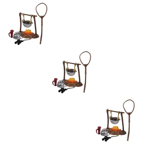 Yardwe 3 Sätze Simuliertes Outdoor Camping Spielzeugset für Realistisches Überlebens und Equipment aus Teiliges Miniatur Zubehör für Fantasievolles Rollenspiel und Problemlösung Yardwe 3 Sätze Simuliertes Outdoor Camping Spielzeugset für Realistisches Überlebens und Equipment aus Teiliges Miniatur Zubehör für Fantasievolles Rollenspiel und Problemlösung von Yardwe