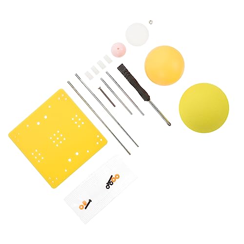 Yardwe 3 Sätze Solar System Planetarium DIY Modell Bildungsmodell Erde Mond Sonne Orbit Kreatives Lernspielzeug für Schüler zur Astronomie und Geographie Zufällige Farbe Zufällige Farbe von Yardwe