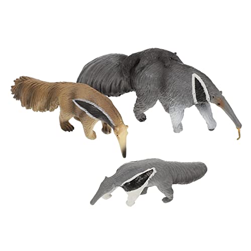 Yardwe 3 Stück Ameisenbär Figuren für Kinder Realistische Ameisenbär Dekoration Stehendes für Miniaturgärten Wohndeko und Tierfiguren von Yardwe