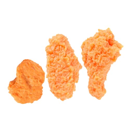 Yardwe 3 Stück Bonbon-Modell Hühnerdekor Lebensechtes Kunstfleischmodell Simuliertes Essensspielzeug Lebensmitteldekor Gefälschte Lebensmittel Realistisch Simulationshuhn Orange PVC Yardwe 3 Stück Bonbon-Modell Hühnerdekor Lebensechtes Kunstfleischmodell Simuliertes Essensspielzeug Lebensmitteldekor Gefälschte Lebensmittel Realistisch Simulationshuhn Orange PVC von Yardwe