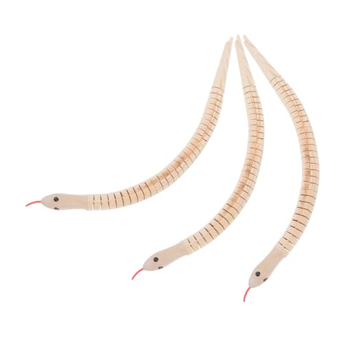 Yardwe 3 Stück Doodle-Spielzeugschlange realistisches Schlangenspielzeug Strecken Streich Buche ziehen um Wackelspielzeug Schlange aus Holz Lernspielzeug hölzern Khaki Yardwe 3 Stück Doodle-Spielzeugschlange realistisches Schlangenspielzeug Strecken Streich Buche ziehen um Wackelspielzeug Schlange aus Holz Lernspielzeug hölzern Khaki von Yardwe