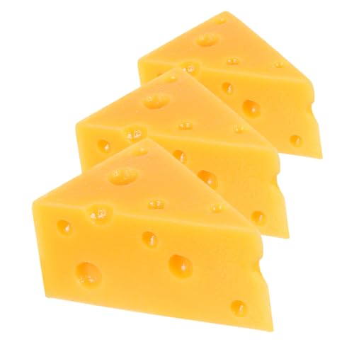 Yardwe 3 Stück Käsemodell Falsches Käse Käsespielzeug Simulationskäse Käse Dekorationen gefälschtes Essen Lebensmittel-Requisiten zur Präsentation Harz Orange Yardwe 3 Stück Käsemodell Falsches Käse Käsespielzeug Simulationskäse Käse Dekorationen gefälschtes Essen Lebensmittel-Requisiten zur Präsentation Harz Orange von Yardwe