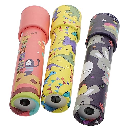Yardwe 3 Stück Kaleidoskop Cartoon Kaleidoskop Prisma Kaleidoskop Für Kaleidoskop Kaleidoskop Partygeschenk Kaleidoskop Kinderspielzeug Papier von Yardwe