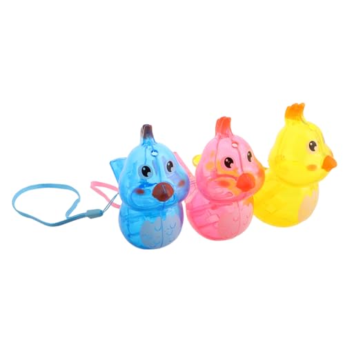 Yardwe 3 Stück Kinderpfeife Tragbare Kleine Pfeifen Wassermusikpfeife Cartoon-vogelpfeife Für Geräuschemacher Interaktives Vogelpfeifenspielzeug Plastik von Yardwe