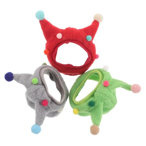 Yardwe 3 Stück Lustiger Hornball Hut für Bartagamen Eidechsen und Schlangen für Halloween Partys und Cosplay Accessoires Leicht und Angenehm zu Tragen von Yardwe
