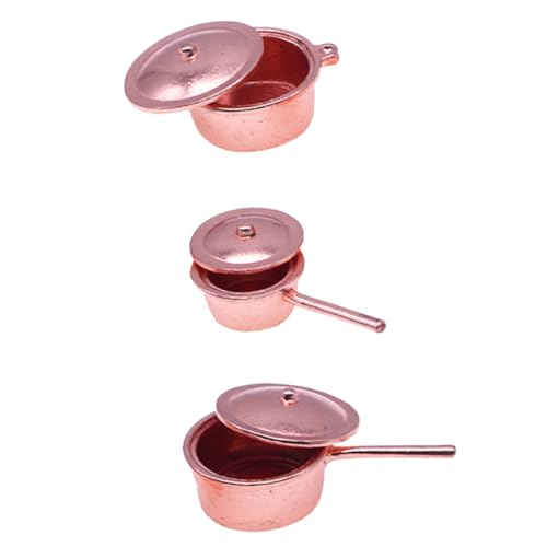 Yardwe 3 Stück Mini-Küchenzubehör Kochgeschirr -Kochgeschirr -Kochtopf-Set fröhliches Mini-Kochgeschirr Minihouse Mini-Kochgeschirr Miniaturtöpfe Metall Yardwe 3 Stück Mini-Küchenzubehör Kochgeschirr -Kochgeschirr -Kochtopf-Set fröhliches Mini-Kochgeschirr Minihouse Mini-Kochgeschirr Miniaturtöpfe Metall von Yardwe
