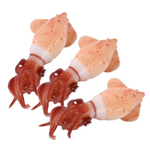 Yardwe 3 Stück Mini- -Modell -Skulptur künstliche Lebensmittelquelle Figur künstlicher Calamari -Futter-Requisite kleine Tintenfischfiguren PVC Yardwe 3 Stück Mini- -Modell -Skulptur künstliche Lebensmittelquelle Figur künstlicher Calamari -Futter-Requisite kleine Tintenfischfiguren PVC von Yardwe
