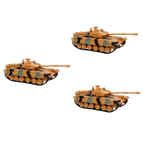 Yardwe 3 Stück Modell Panzer Camouflage Gelb Sicherer Leichter Modellpanzer für Jungen Mädchen Ab Jahre Sammler und Spielzeugfahrzeug für Drinnen und Draußen Yardwe 3 Stück Modell Panzer Camouflage Gelb Sicherer Leichter Modellpanzer für Jungen Mädchen Ab Jahre Sammler und Spielzeugfahrzeug für Drinnen und Draußen von Yardwe