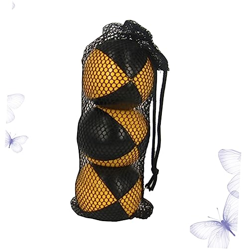 Yardwe 3 Stück PU Jonglierbälle Leichte Strapazierfähige Spielbälle für Erwachsene für Outdoor Sport und Partys mit Praktischem Netzbeutel Gelb Schwarz Yardwe 3 Stück PU Jonglierbälle Leichte Strapazierfähige Spielbälle für Erwachsene für Outdoor Sport und Partys mit Praktischem Netzbeutel Gelb Schwarz von Yardwe