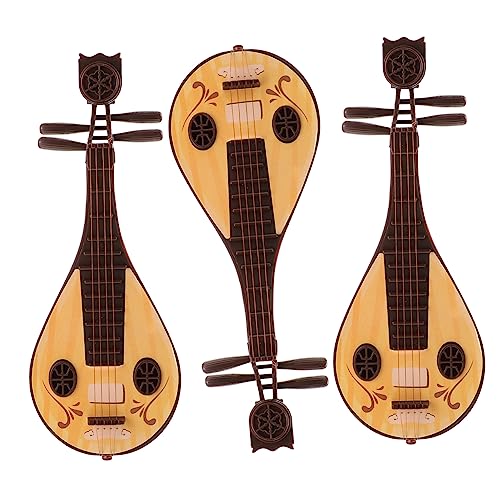 Yardwe 3 Stück Pipa Mini Musikinstrumente für Puppenhaus Dekoration Accessoire für Fotografie und Kreative Szenen Kunstvolle Chinesische Spielzeuge aus Hochwertigem Yardwe 3 Stück Pipa Mini Musikinstrumente für Puppenhaus Dekoration Accessoire für Fotografie und Kreative Szenen Kunstvolle Chinesische Spielzeuge aus Hochwertigem von Yardwe