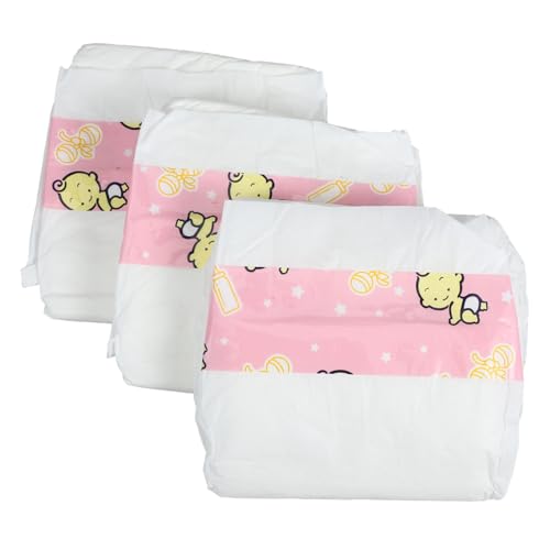 Yardwe 3 Stück Puppen-anziehwindel Babypuppen Babys Puppen Puppendekor Hausrequisiten Ersatzwindeln Für Puppen Kleine Puppenwindeln Simulationswindeln Plastik von Yardwe
