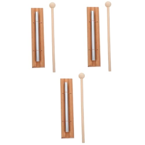 Yardwe 3 Stück Schlaginstrument Musikspielzeug Percussion Instrument für Frühe Musikalische Rhythmustraining und Konzentrationssteigerung Hochwertiges Pädagogisches Klangspielzeug von Yardwe