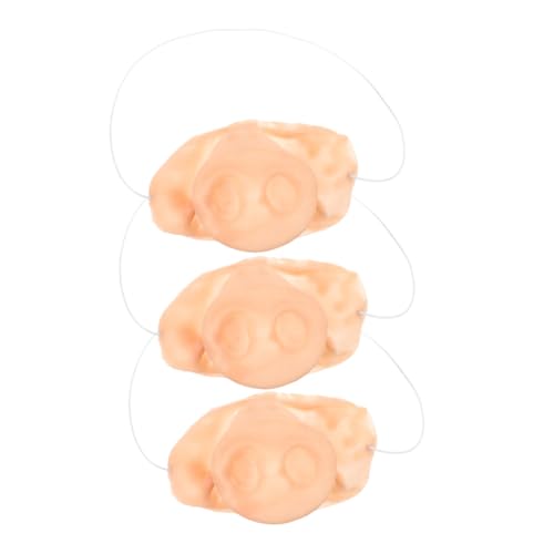 Yardwe 3 Stück Schweinenase Halloween Kostüm Requisiten Cosplay Halloween Kostüm Zubehör Schweine Accessoires Für Frauen Nasen Dekoration Tiernase Cosplay Nase von Yardwe