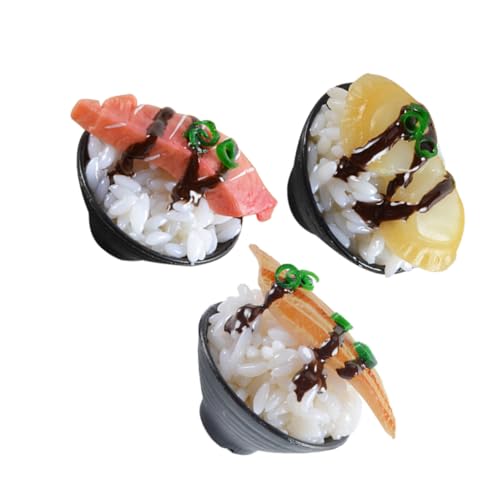 Yardwe 3 Stück Simulierte Sushi -Spielzeuge Essen Probieren lebensmittelspielzeug realistisches Spielfutter Spielspielzeug vorgeben Spielküchenzubehör PVC Yardwe 3 Stück Simulierte Sushi -Spielzeuge Essen Probieren lebensmittelspielzeug realistisches Spielfutter Spielspielzeug vorgeben Spielküchenzubehör PVC von Yardwe